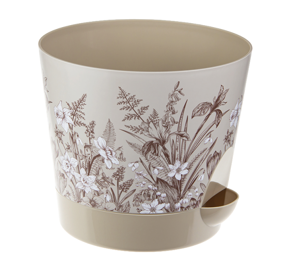 Кашпо для цветов Ника Деко (1.6)  с прикорневым поддоном.